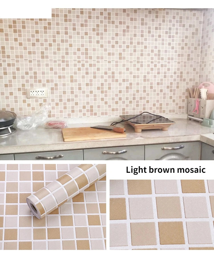 Self-Adhesive Wood Wallpaper White PVC Waterproof Decorative Film Kitchen Cabinet Bedroom Wardrobe Furniture Renovation Stickers