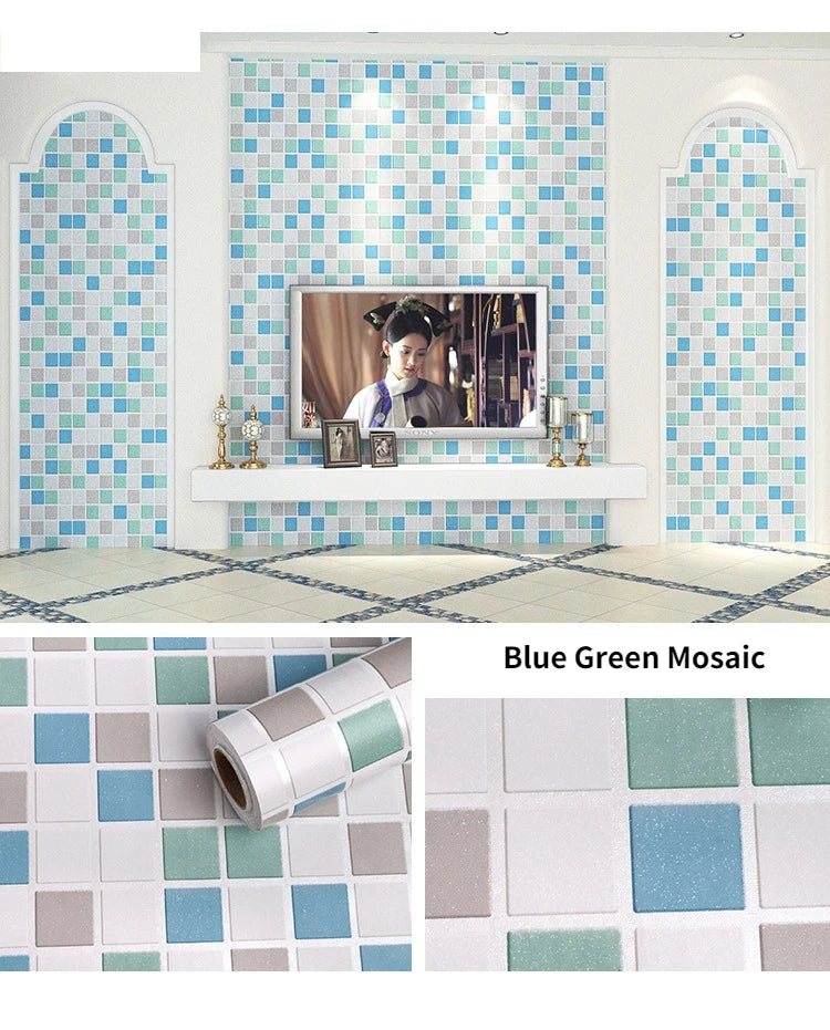 Self-Adhesive Wood Wallpaper White PVC Waterproof Decorative Film Kitchen Cabinet Bedroom Wardrobe Furniture Renovation Stickers