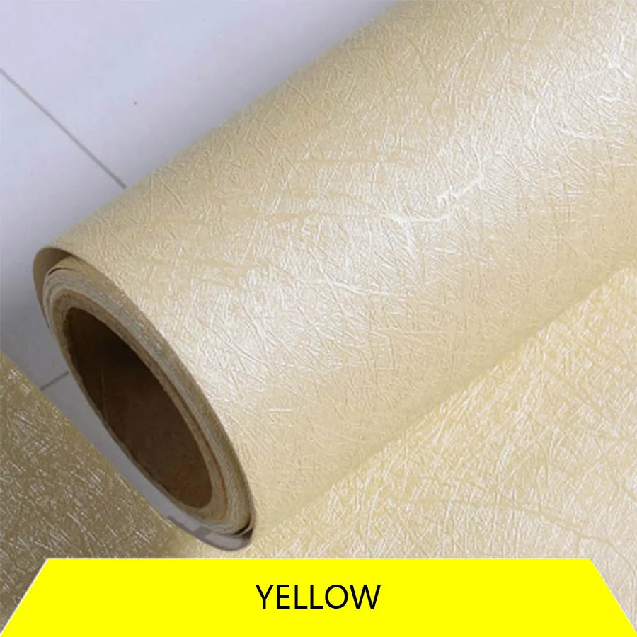 Self-Adhesive Wood Wallpaper White PVC Waterproof Decorative Film Kitchen Cabinet Bedroom Wardrobe Furniture Renovation Stickers